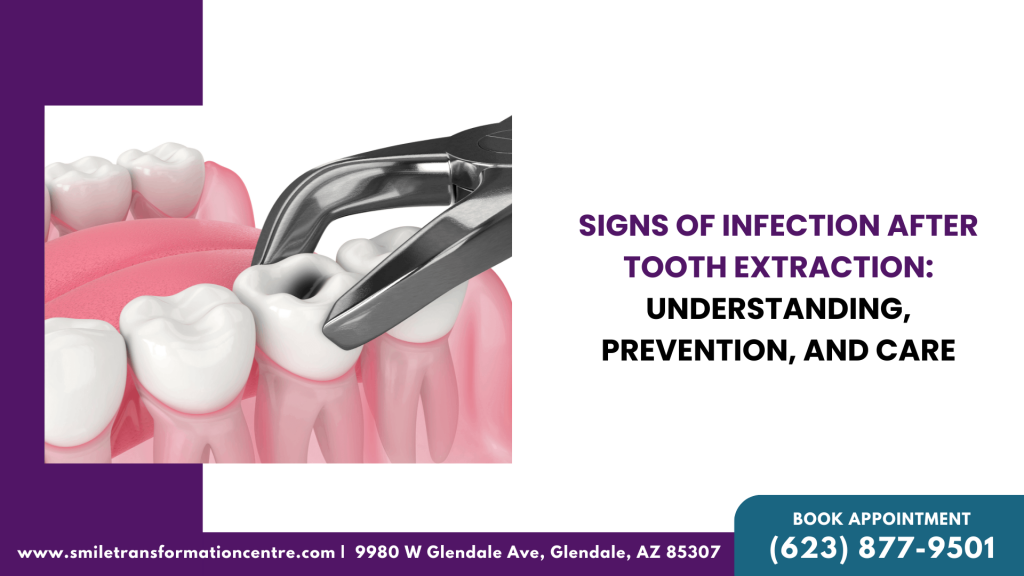 Signs of infection after tooth extraction